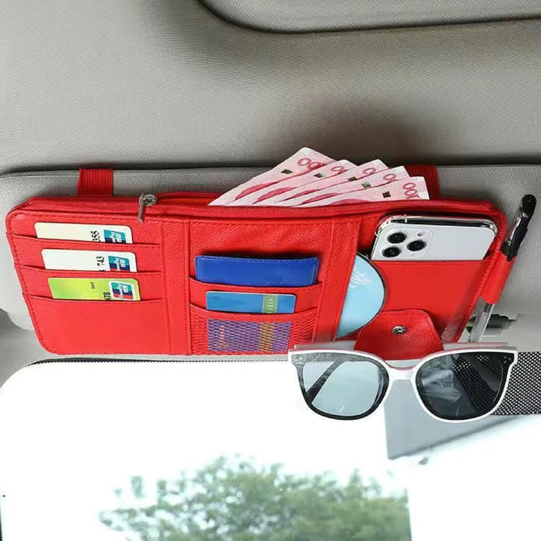 Accessories Car Truck Visor Storage Pouch Holder 5