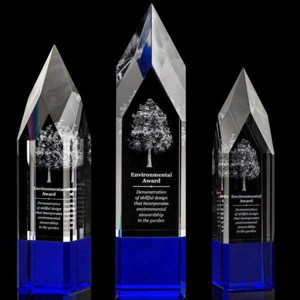 3D Crystal Trophy Awards 2