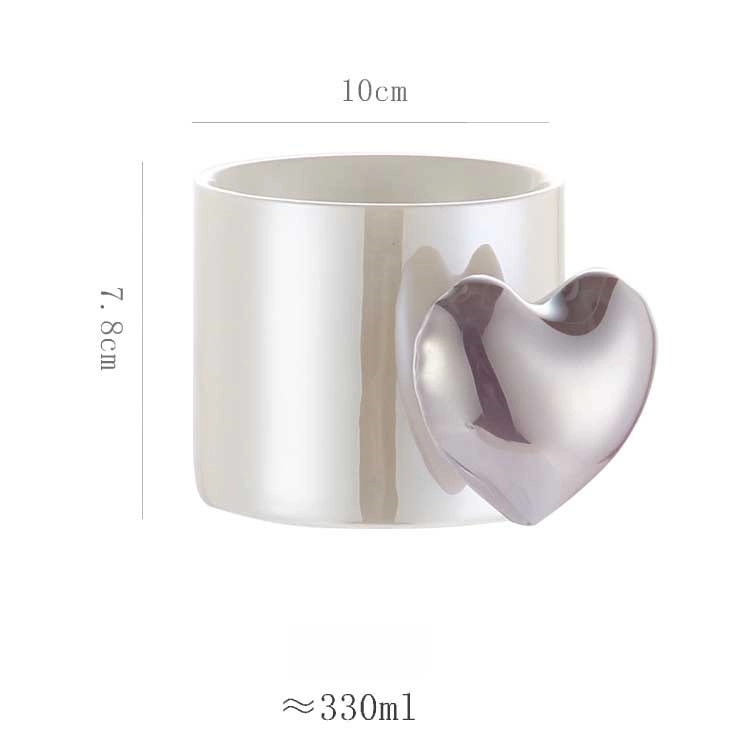 Ceramic Mug Souvenirs & Water Cup Three-Dimensional Love 12
