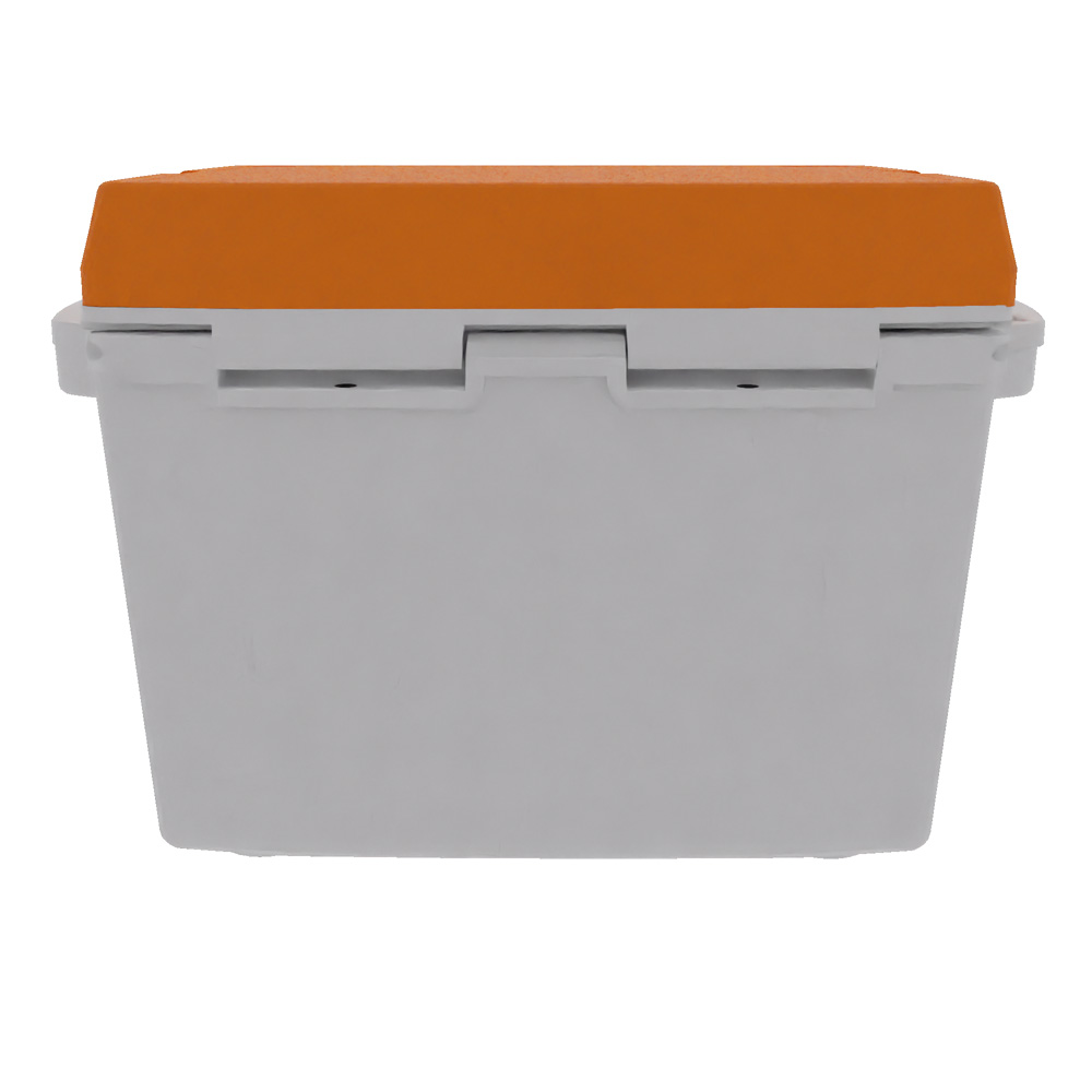 Taiga 27 Quart Cooler: Custom molded Logo, Custom PMS Color 41