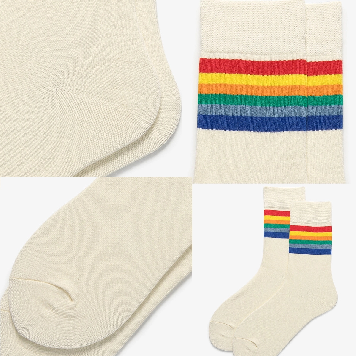 Old School Vintage Striped Socks 2