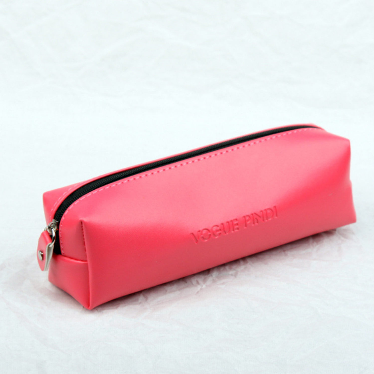 Zippered PU Leather Pencil Cases 5