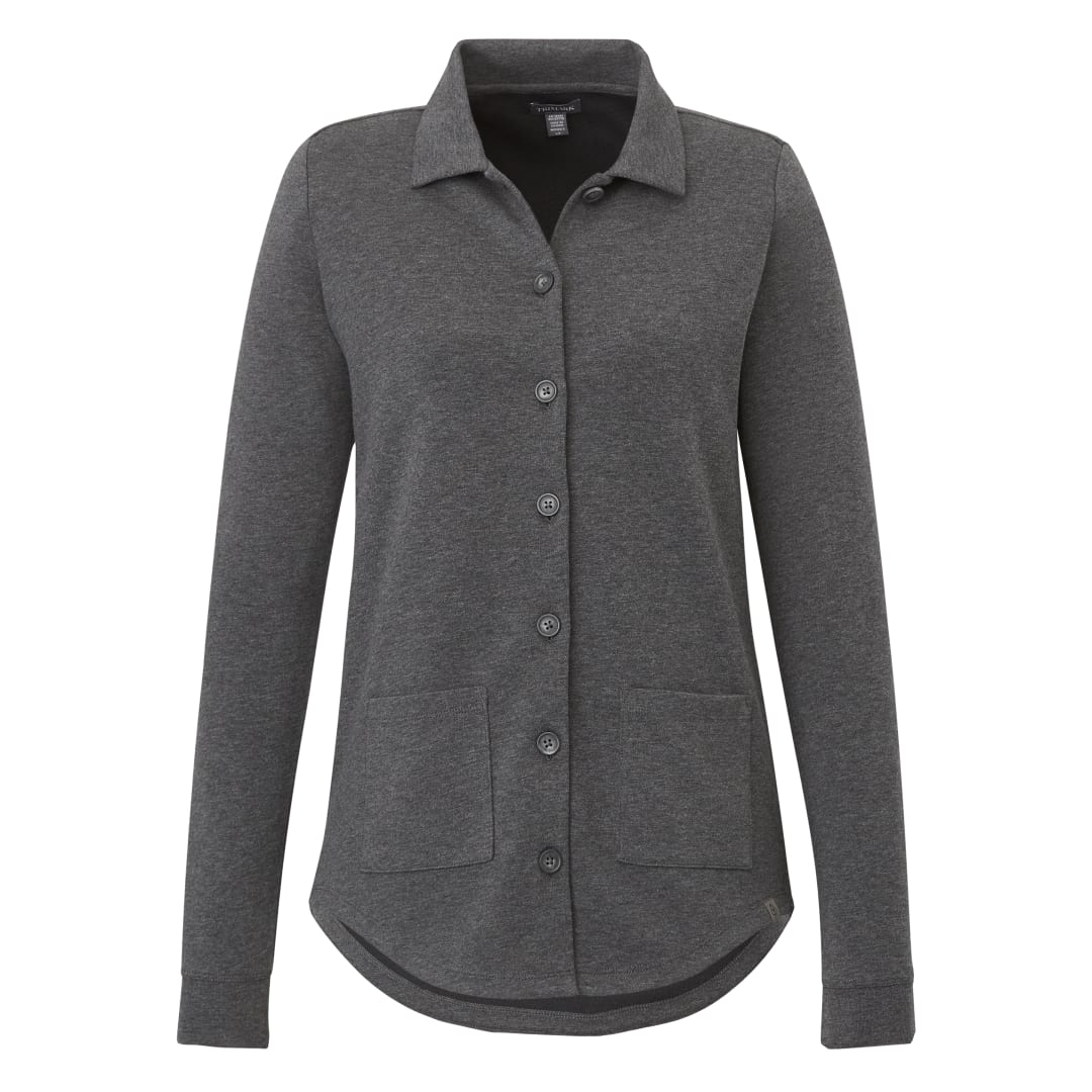 RIGI Eco Knit Button Cardi - Women's, custom women's shirt with logo imprint 154