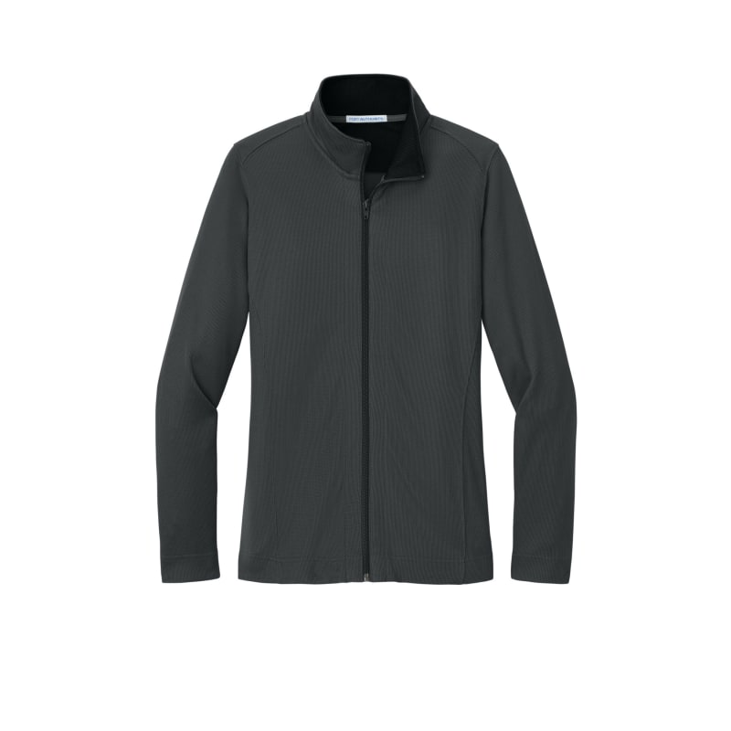 Port Authority Women's Vertical Texture Full-Zip Jacket. 3