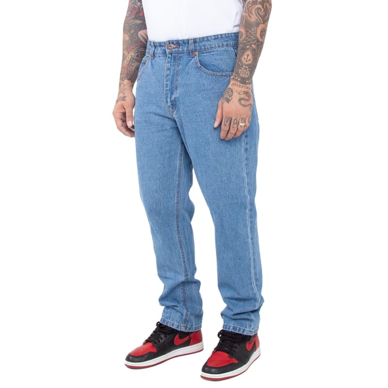 Shaka Wear Men's Raw Denim Straight-Leg Jean Pant 21