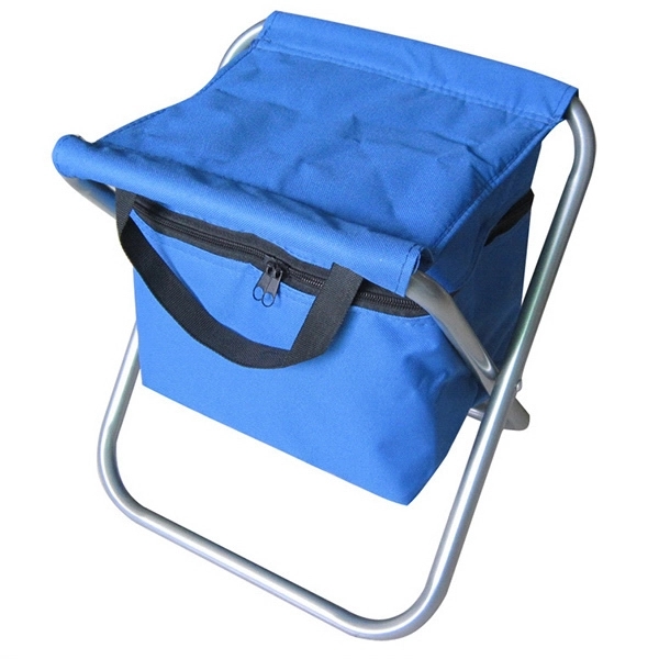 Folding Beach Chair With Cooler Bag 1