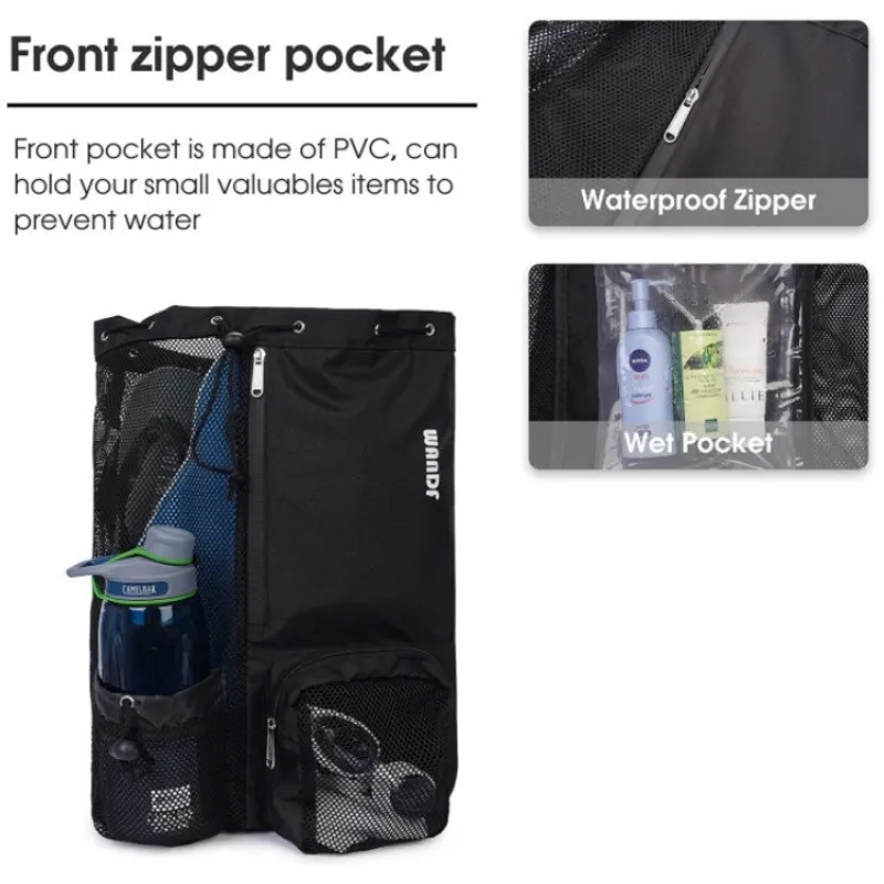 Mesh Drawstring Backpack 2