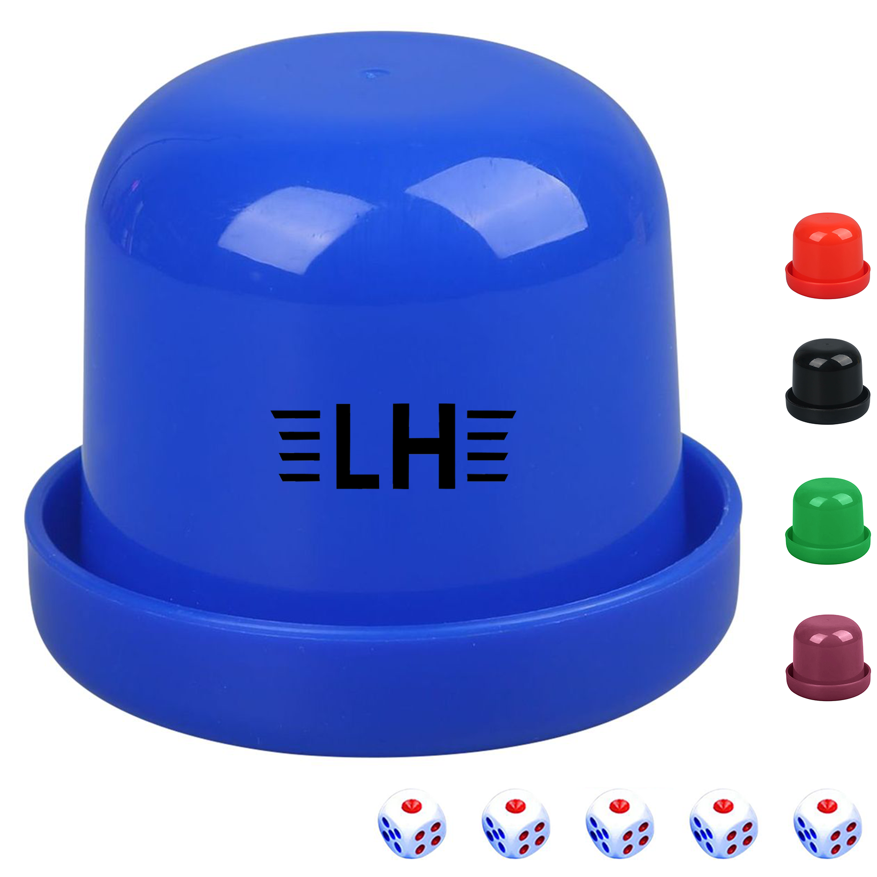 Plastic Game Dice Cup Shaker With Dice 7