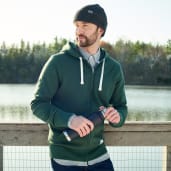 Men's PADDLECREEK Roots73 FZ Hoody, custom hoodie or sweatshirt with logo imprint 123