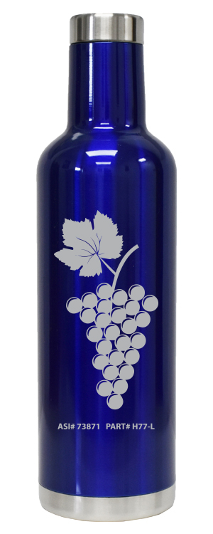 25 oz Stainless Wine Bottle, custom water bottle with logo imprint 2