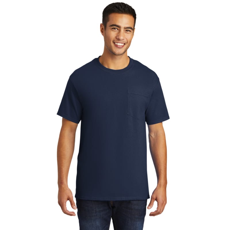 Port & Company - Tall Essential Pocket Tee. 47