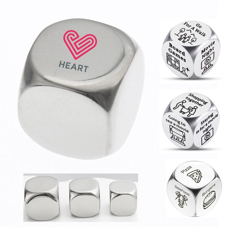 Stainless Steel Fun Dice 2