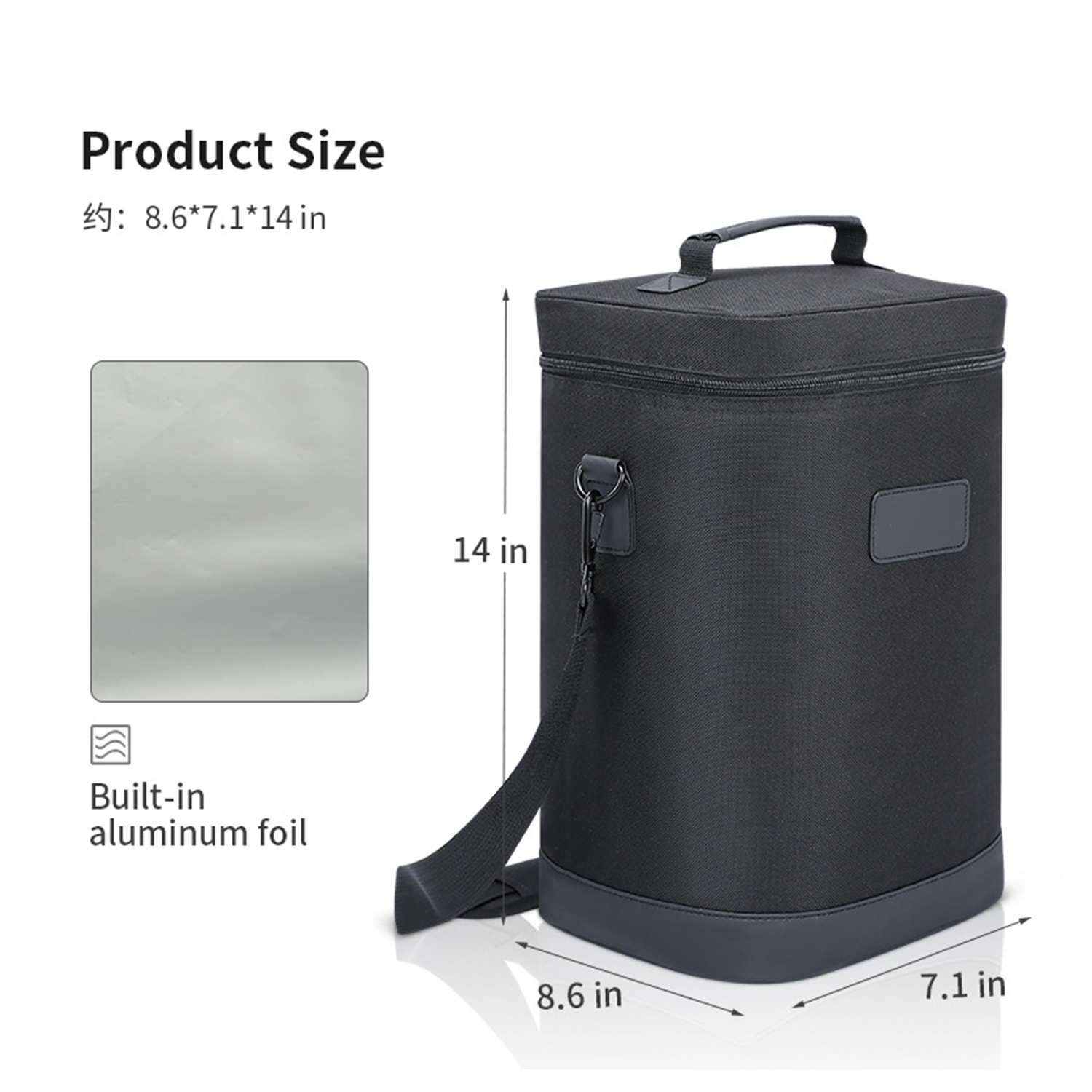 Insulated Oxford Wine Bottle Bag 3