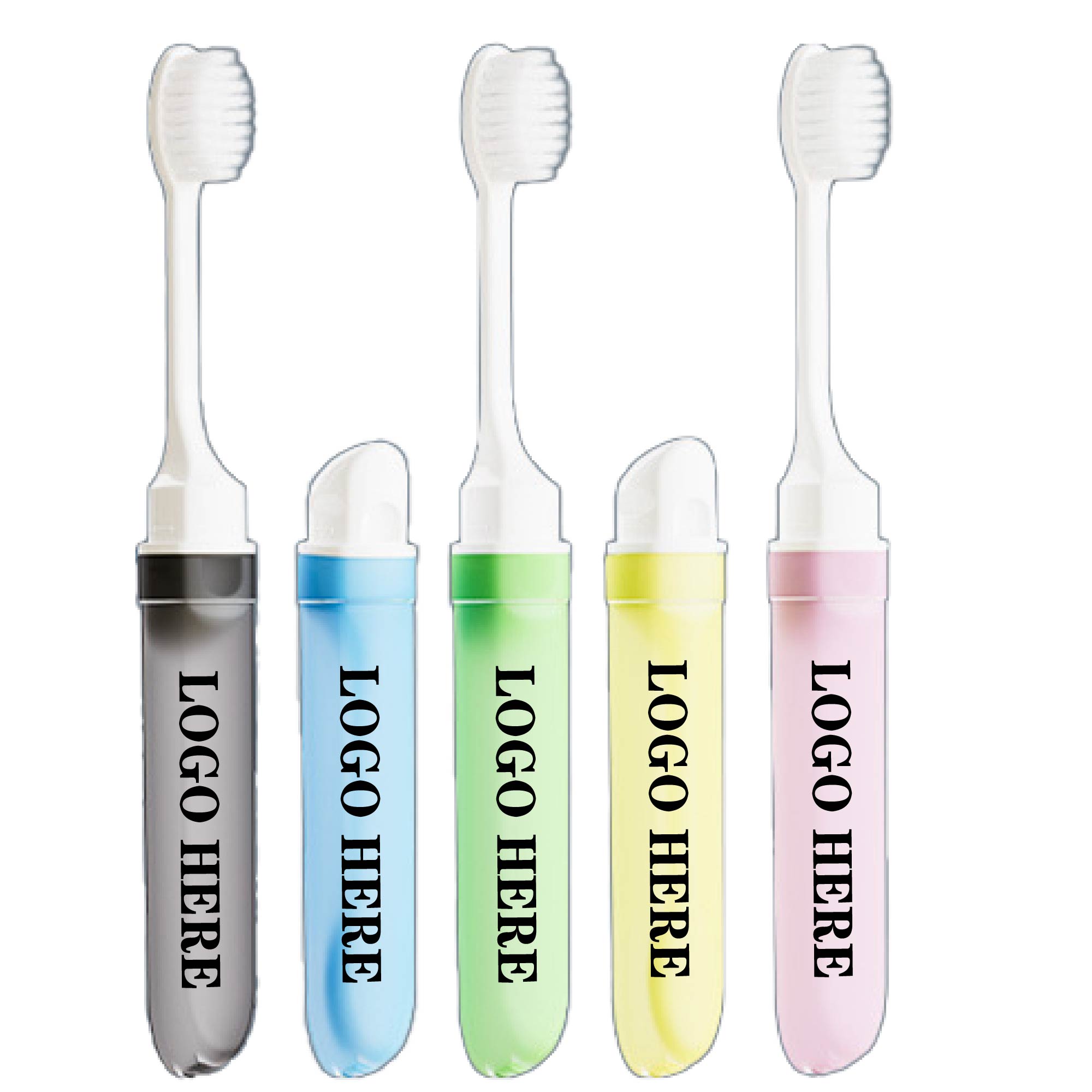Transparent Travel Toothbrush w/Sleeve 1