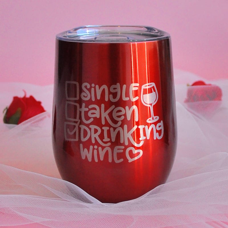 12 Oz. Custom Stainless Steel Wine Tumblers 20