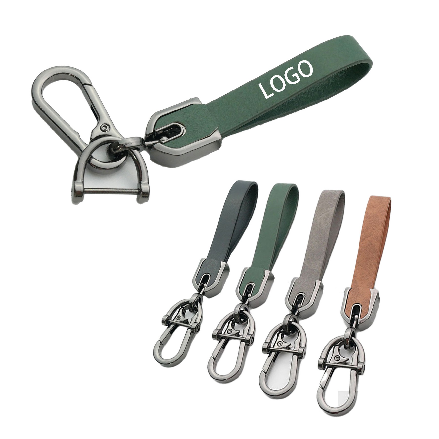 Leather Car Keychain