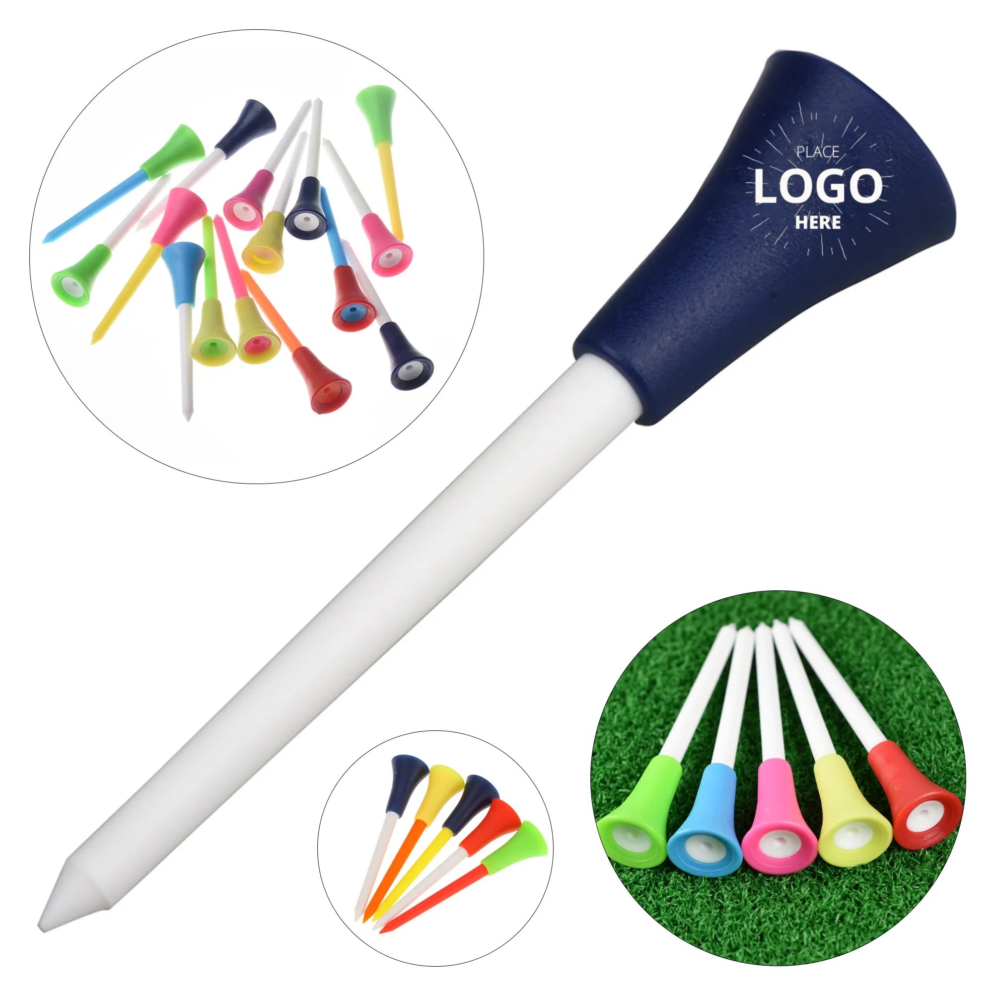 Plastic Colorful Golf Spikes 6