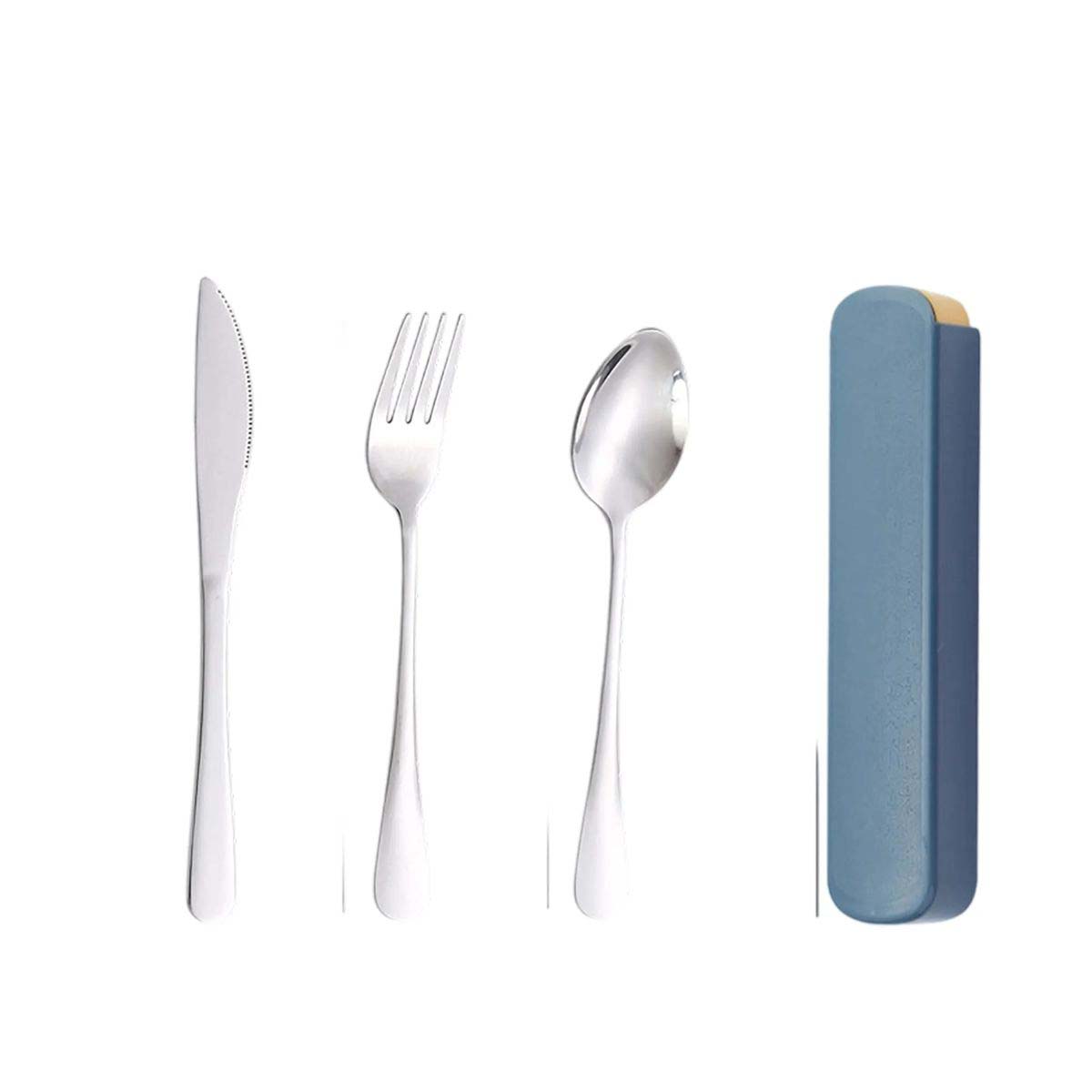 Travel Cutlery Set Stainless Steel Portable 3