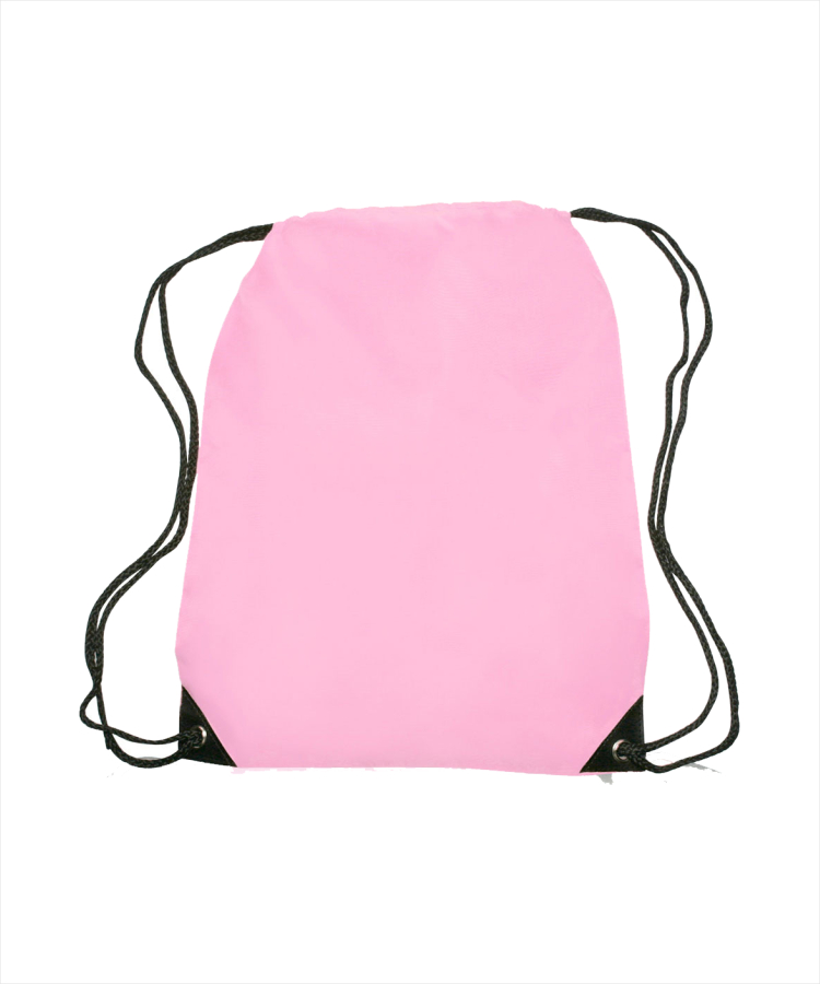 Union Printed - Black Trim Drawstring Bags 8