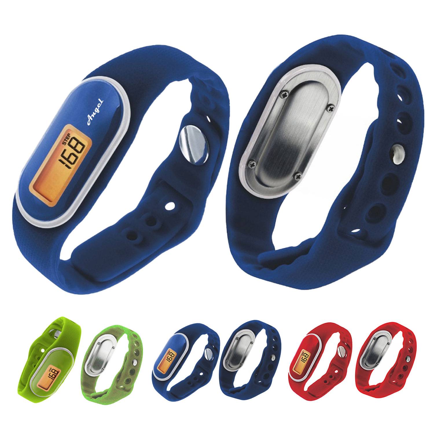 3D Waterproof One Tap Fitness Trackers Pedometer Watch 1