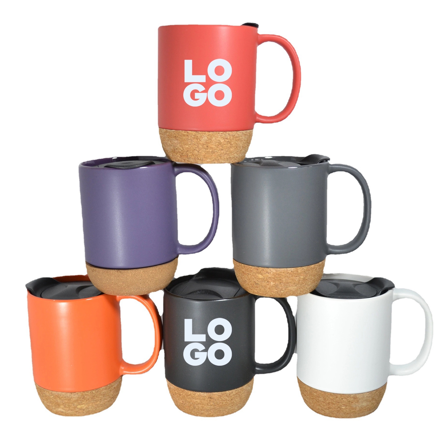 14Oz Cork Mug Ceramic 3