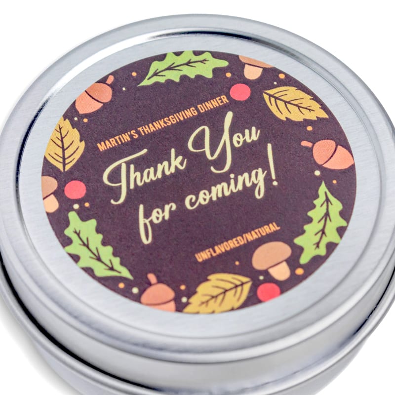 Custom Natural Lip Balm Tins 7