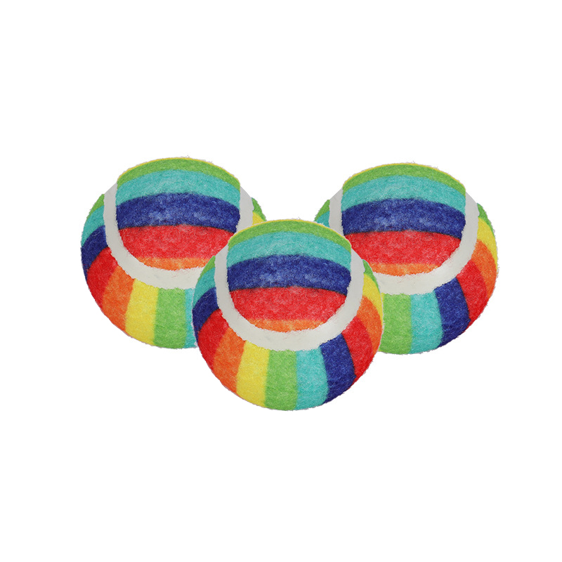 Iridescent Pet Toy Squeaky Tennis Ball 2