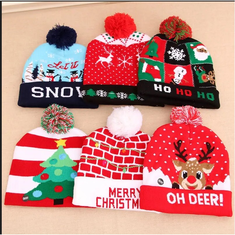 Christmas LED Beanie Hat 6