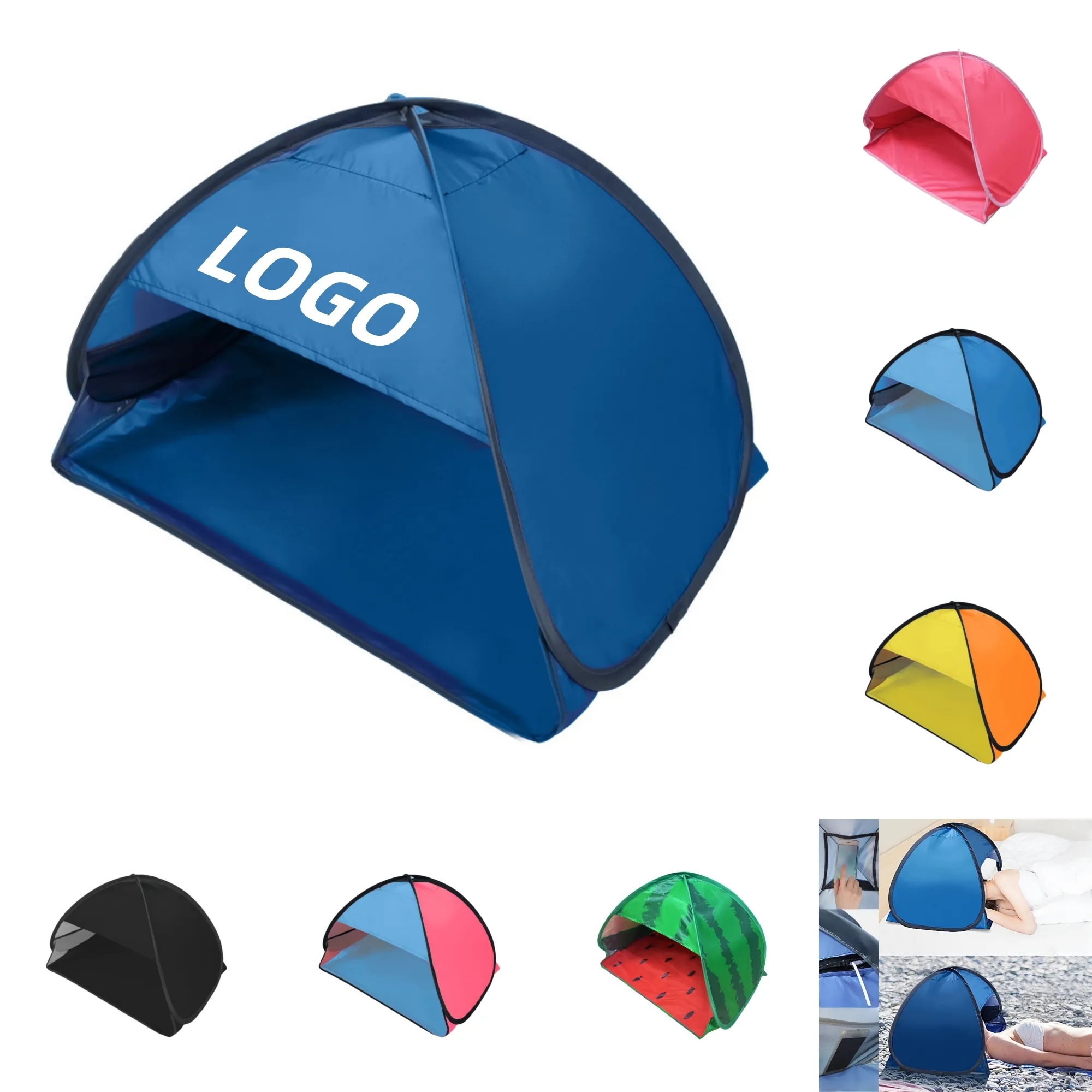 Taffeta Beach Sun Protection Headrest Tent 3