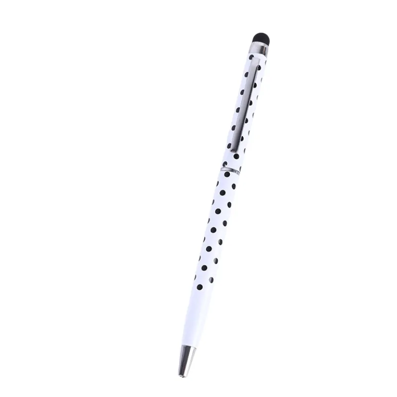 Click Metal Pen 5.3x0.3 Inch Durable Ballpoint with Stylus 20