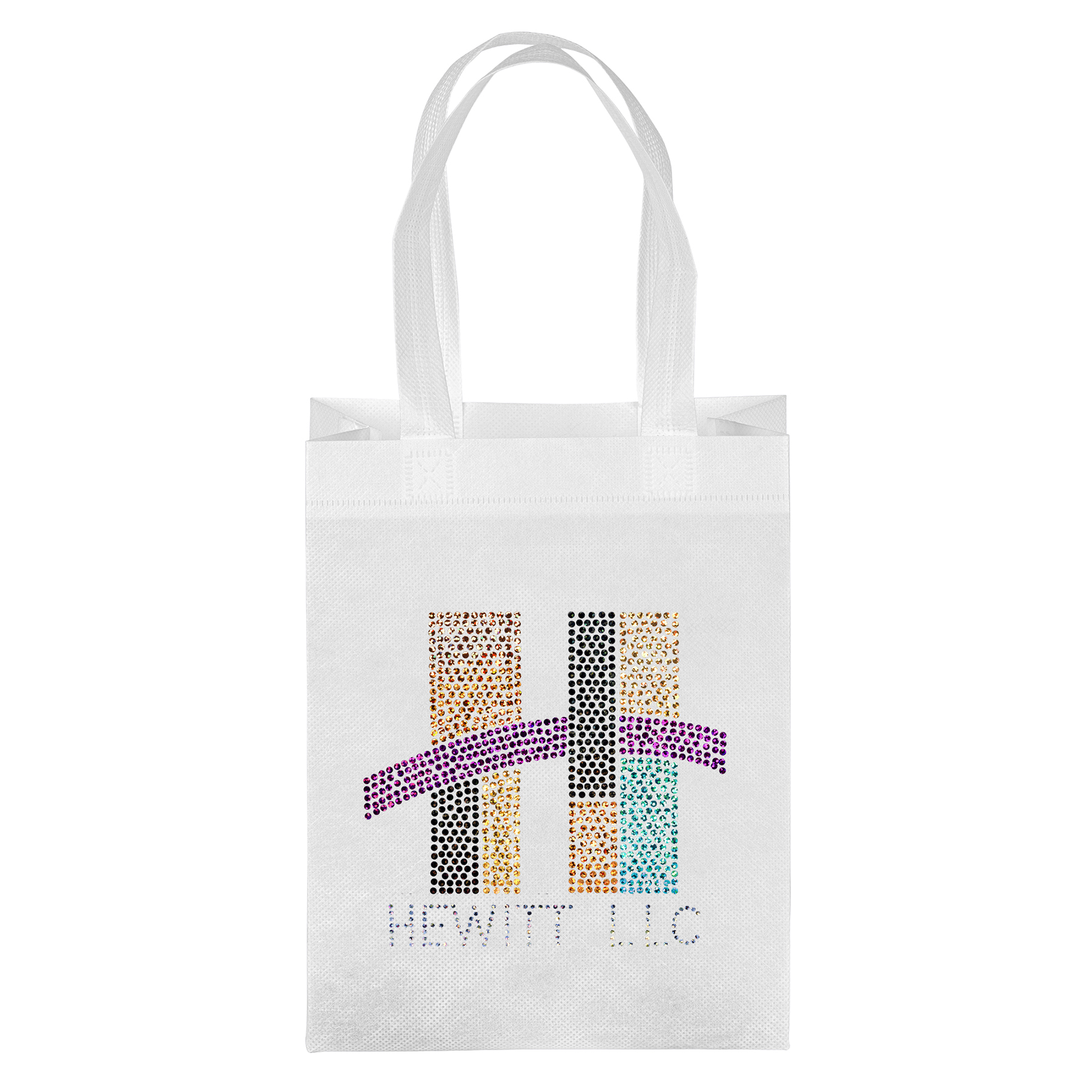 Lake™- R-PET Non-Woven Totes - Sparkle 2