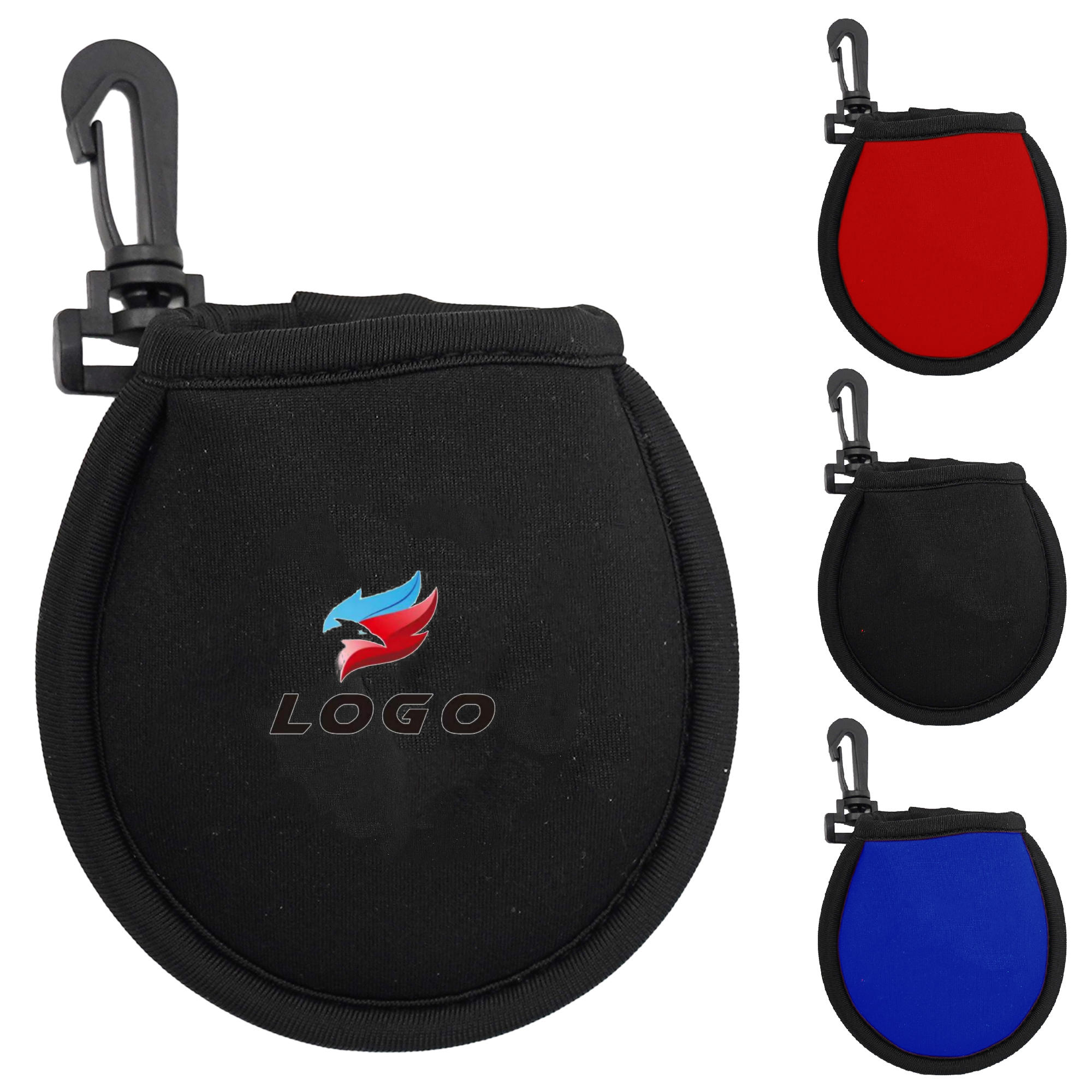 Golf Ball Cleaner Bag with Clip ?C Handy Golf Accessories 2