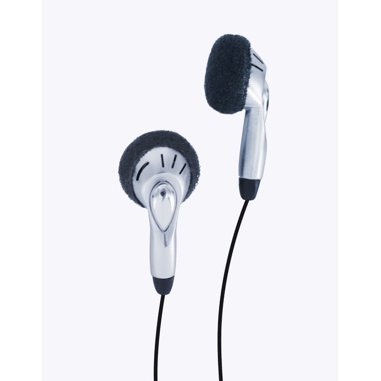Single Use Earbuds - Silver 3.5mm Foam 2