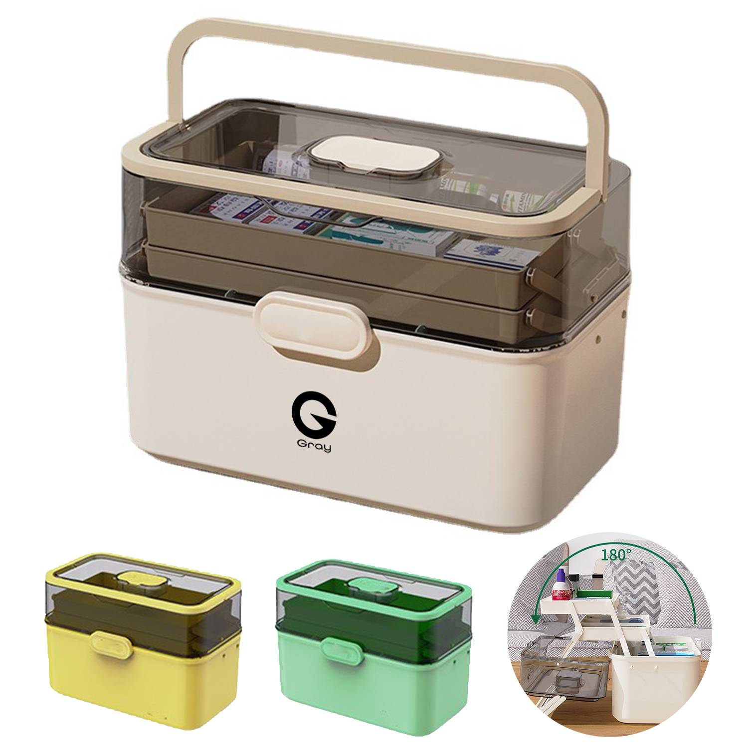 First Aid Medicine Box Organizer 7