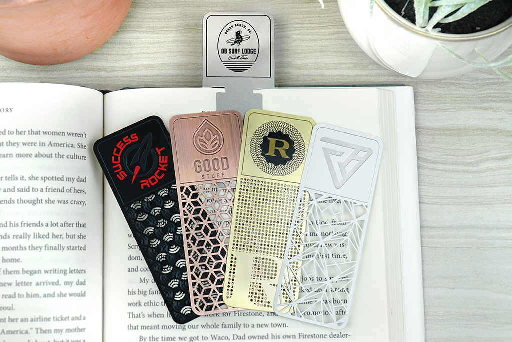 Metal Bookmarks, custom desk accessory with logo imprint 17