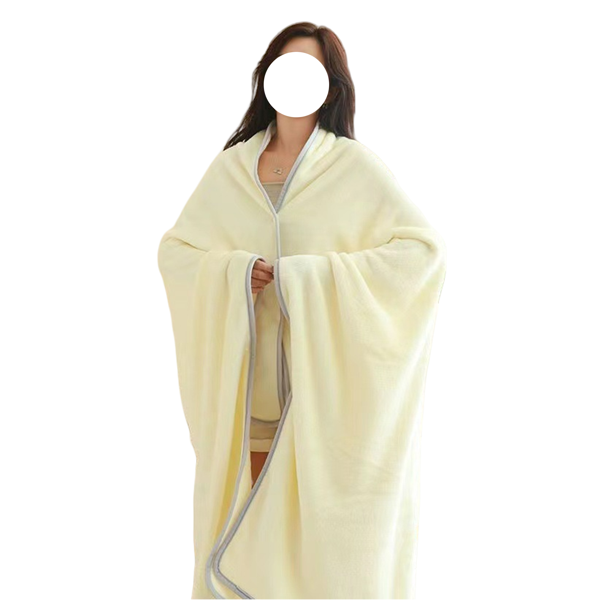Wearable Hooded Blanket Poncho For Adult MOQ20 6