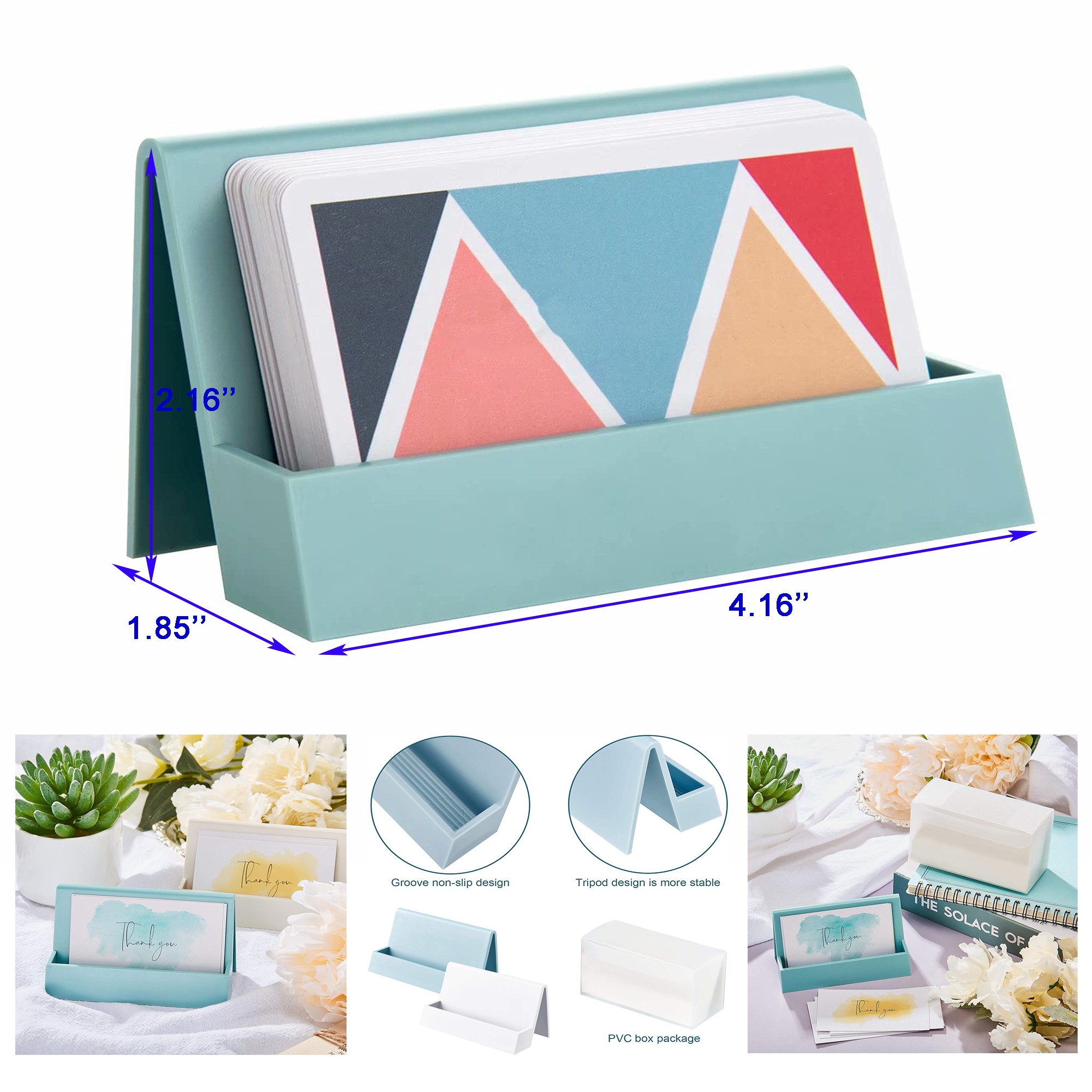 Business Card Holder for Desk 2