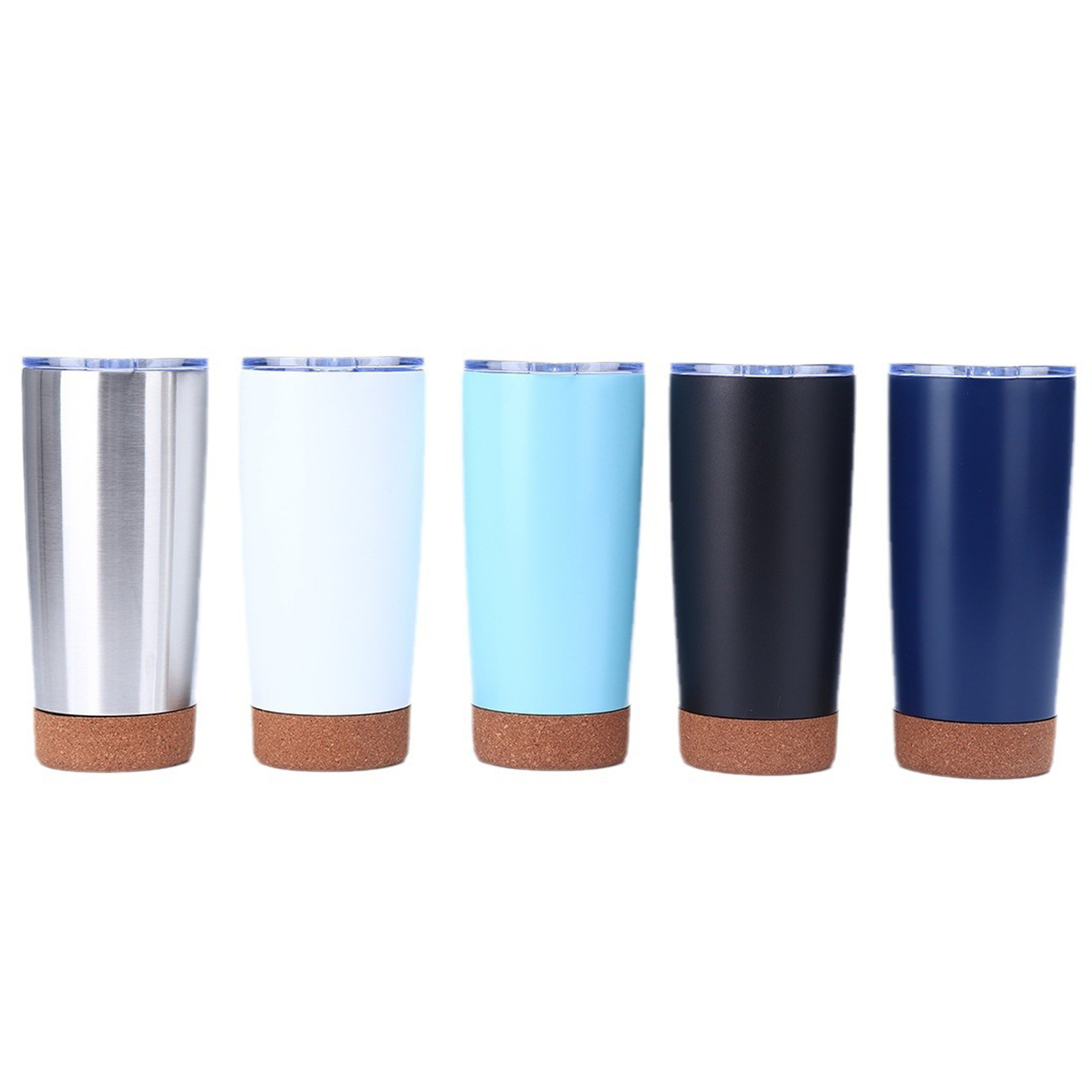 20 oz Insulated Coffee Travel Mug with Cork Bottom 2