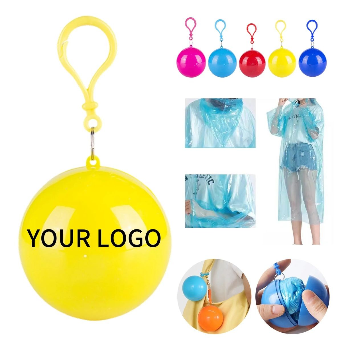 2.5 Inch Polyethylene Raincoat Ball for Emergencies 2