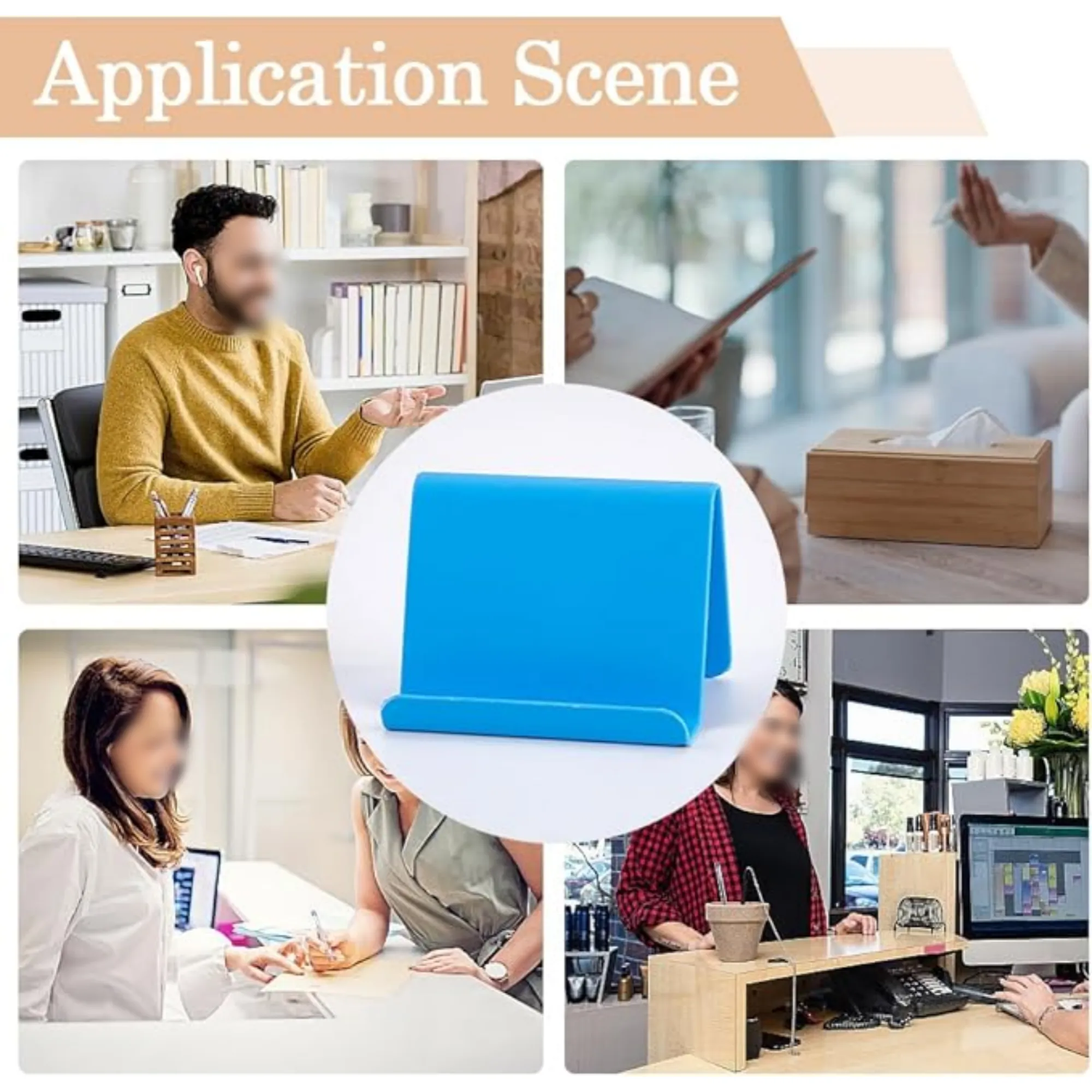 MOQ Portable Mini Phone Desktop Stand Business Card Holder 2
