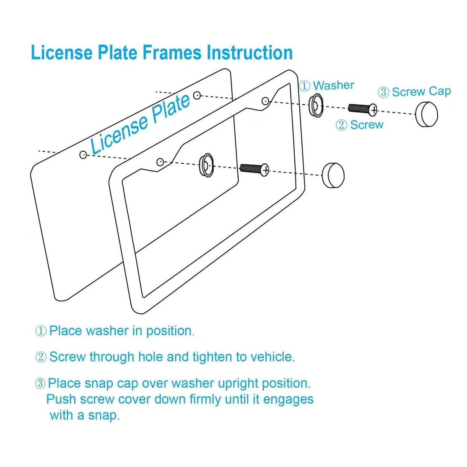 License Plate Frames 1