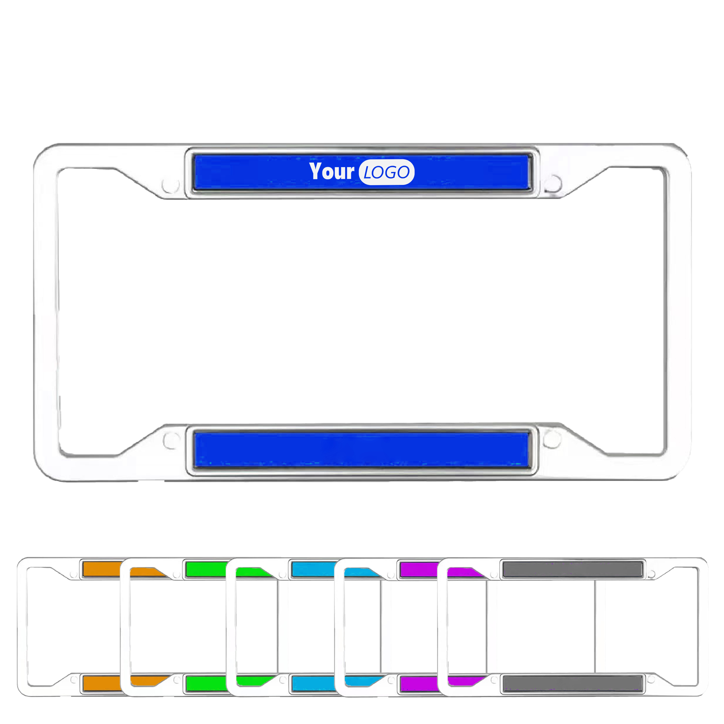 Aluminum Personalized Acrylic Plate Frame 3