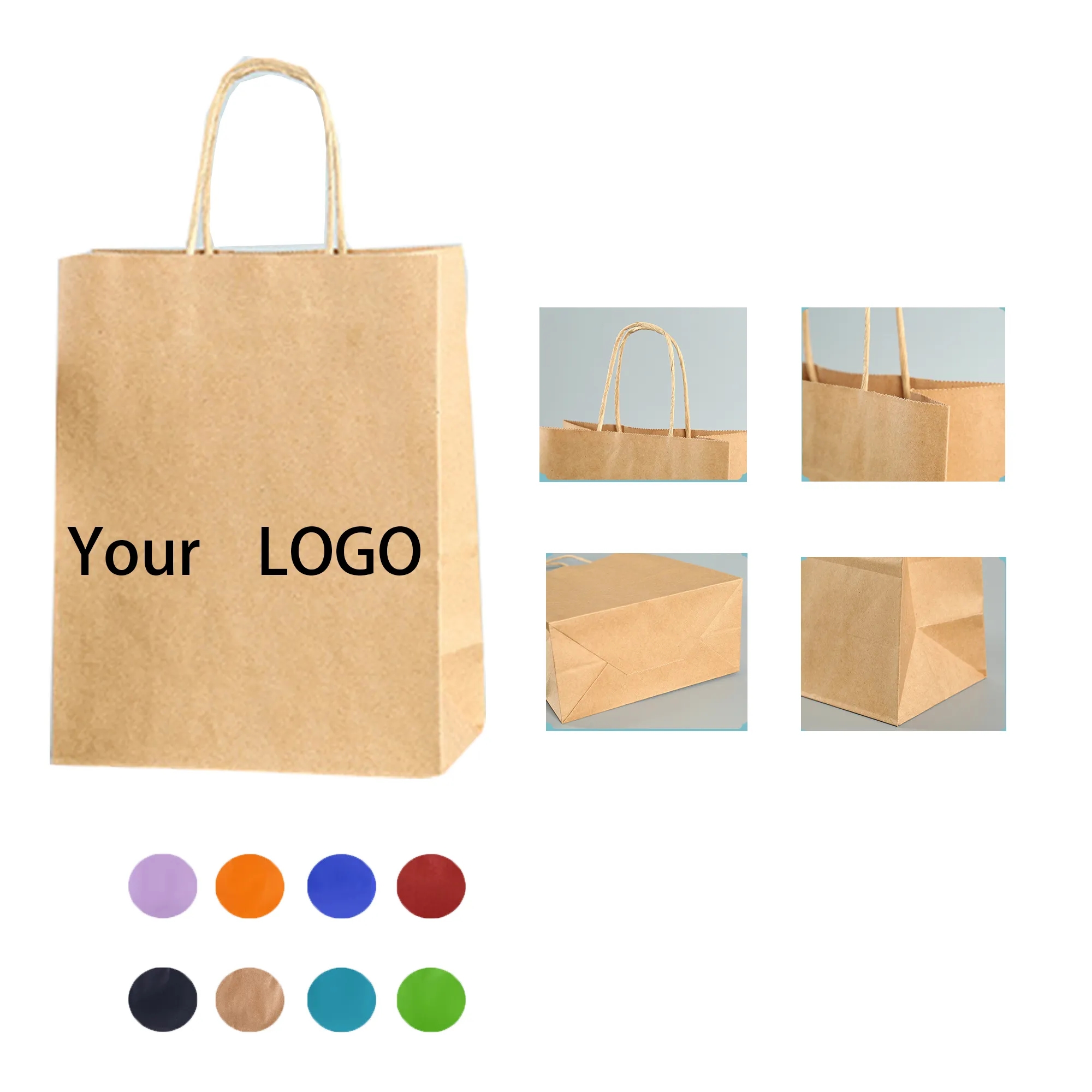 Brown Paper Tote Bag