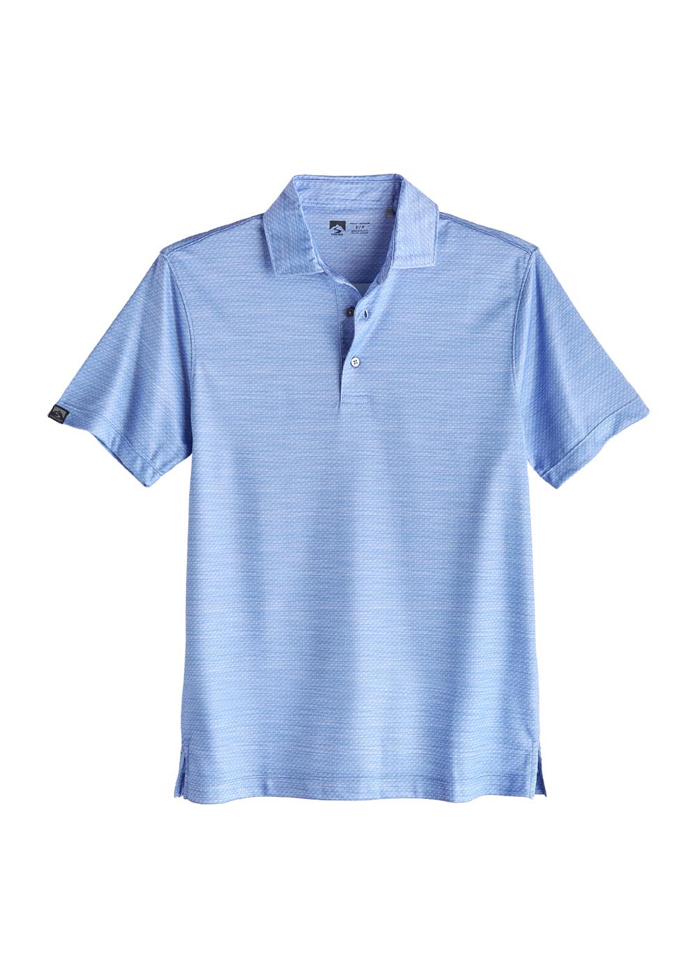Storm Creek Men's Unwinder Printed Bamboo Short Sleeve Polo 8