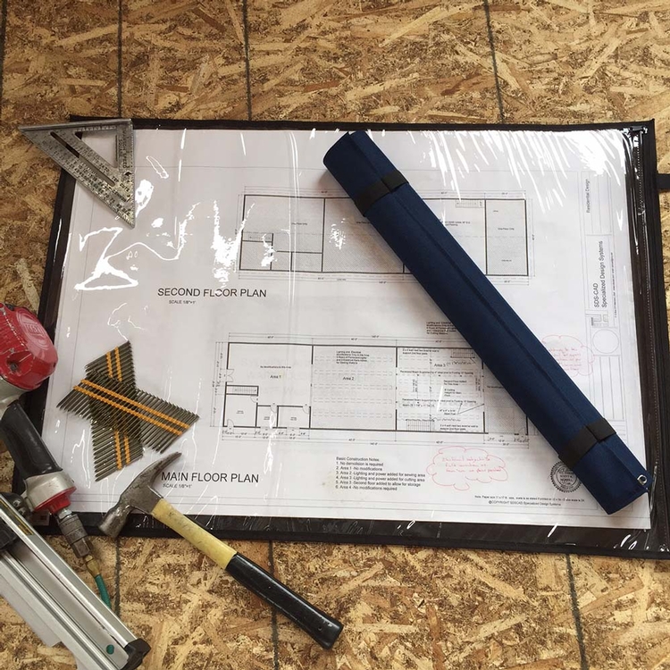 "Max" Blueprint and Plan Cover (LARGE) 2