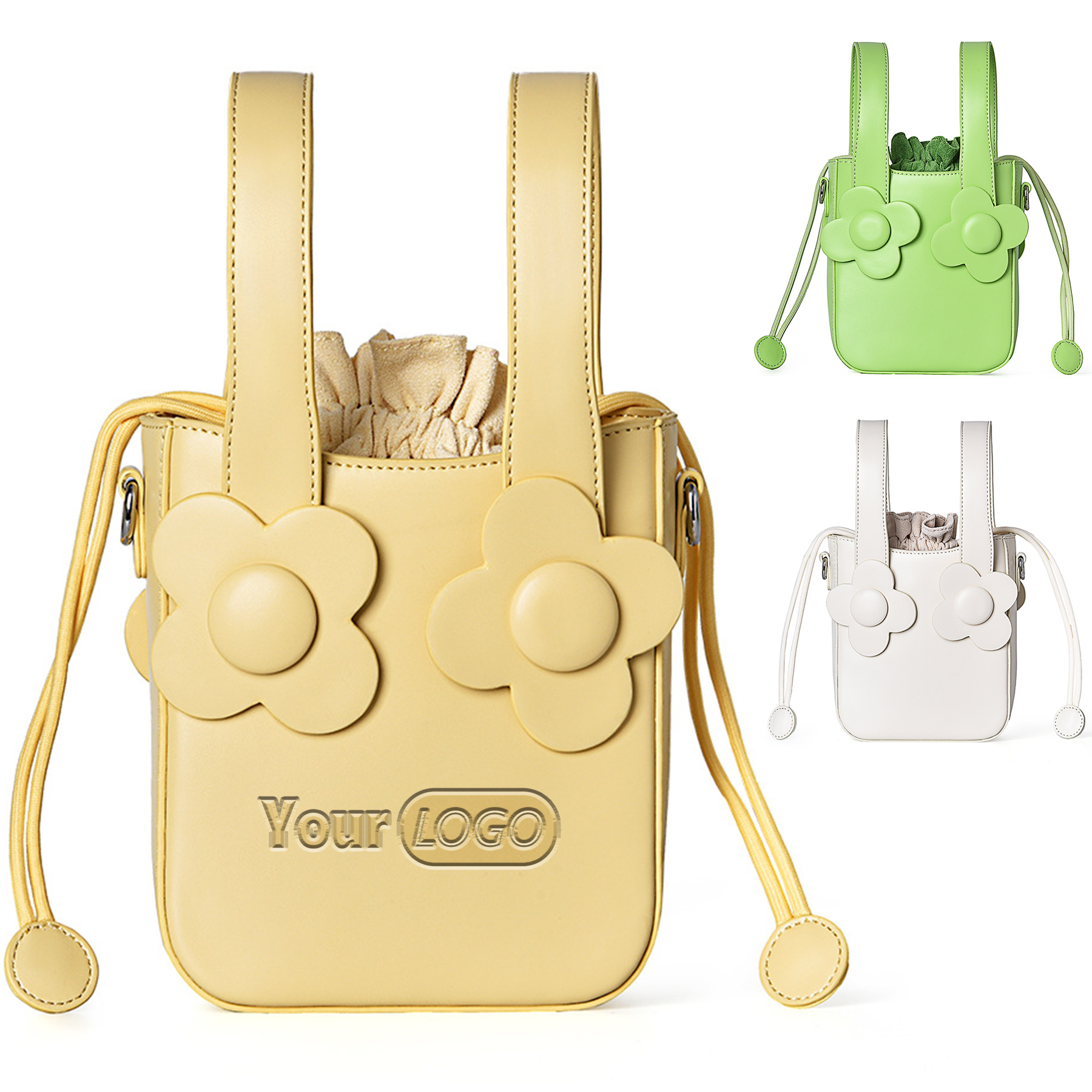 PU Leather Bucket Bags for Women 2