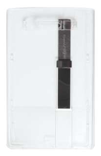 2.28" W x 3.60" H - Vertical Rigid Card Holder (Blank) 1