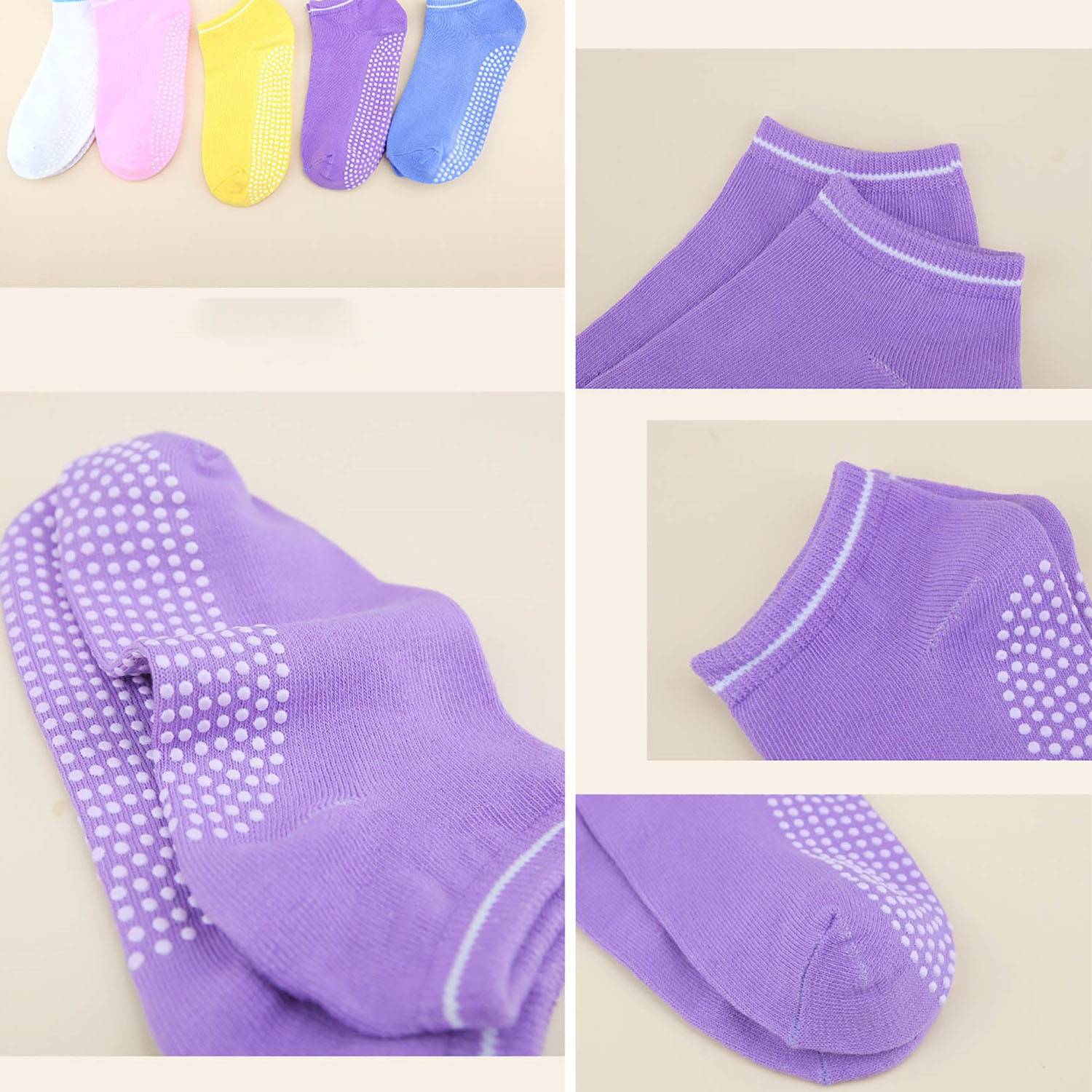 Ankle Grip Yoga Sock 5