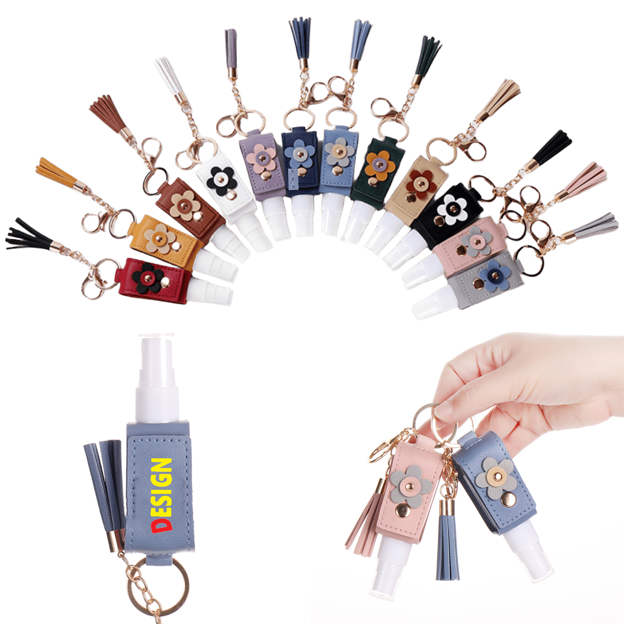 Reusable Travel Bottle Keychain 1