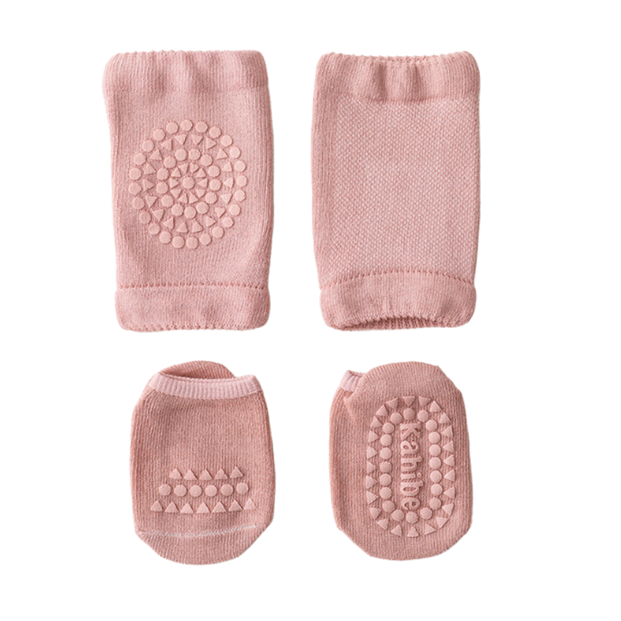 Comfortable Baby Crawling Non-Slip Knee Pads And Socks 8